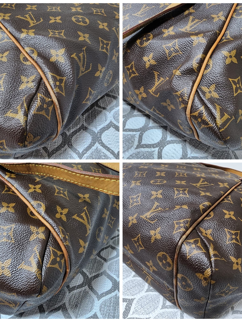 LOUIS VUITTON Totally GM Monogram Canvas Shoulder Bag Brown - Picture 15 of 16